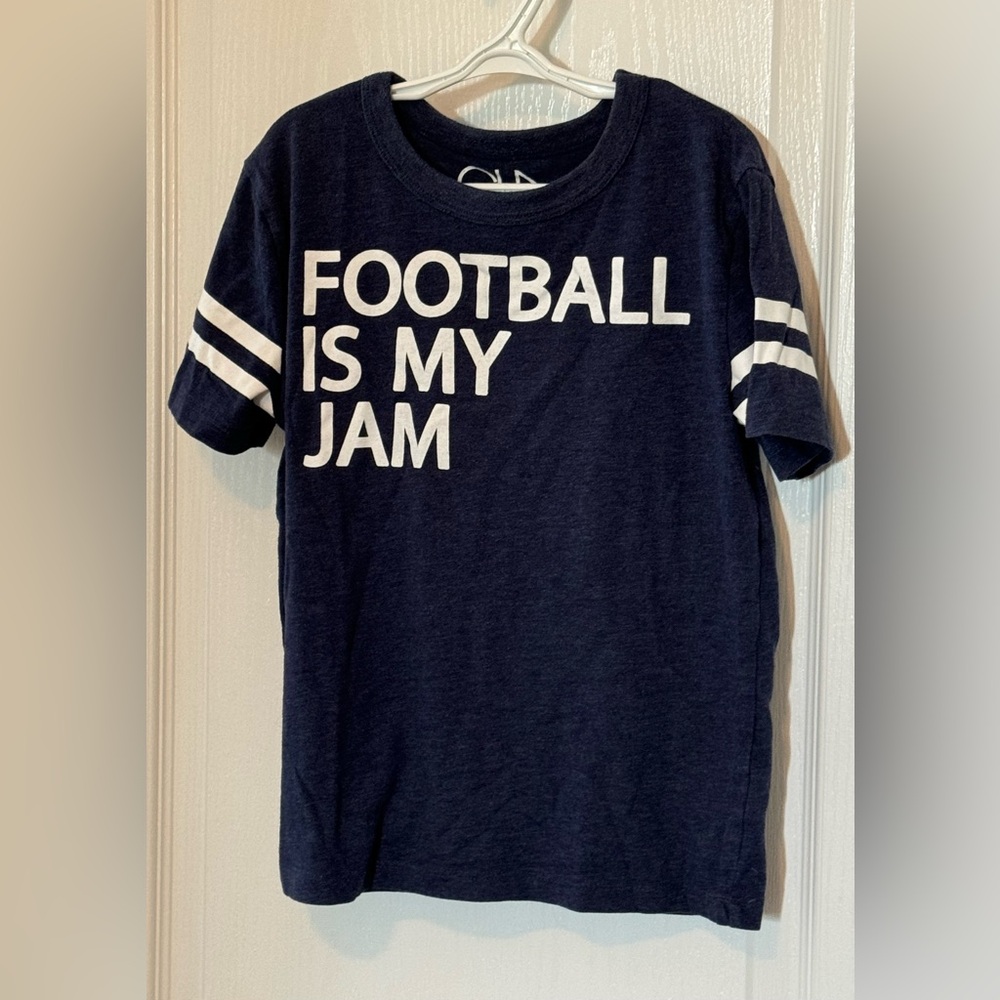 Chaser kids tee “football is my jam” size 8